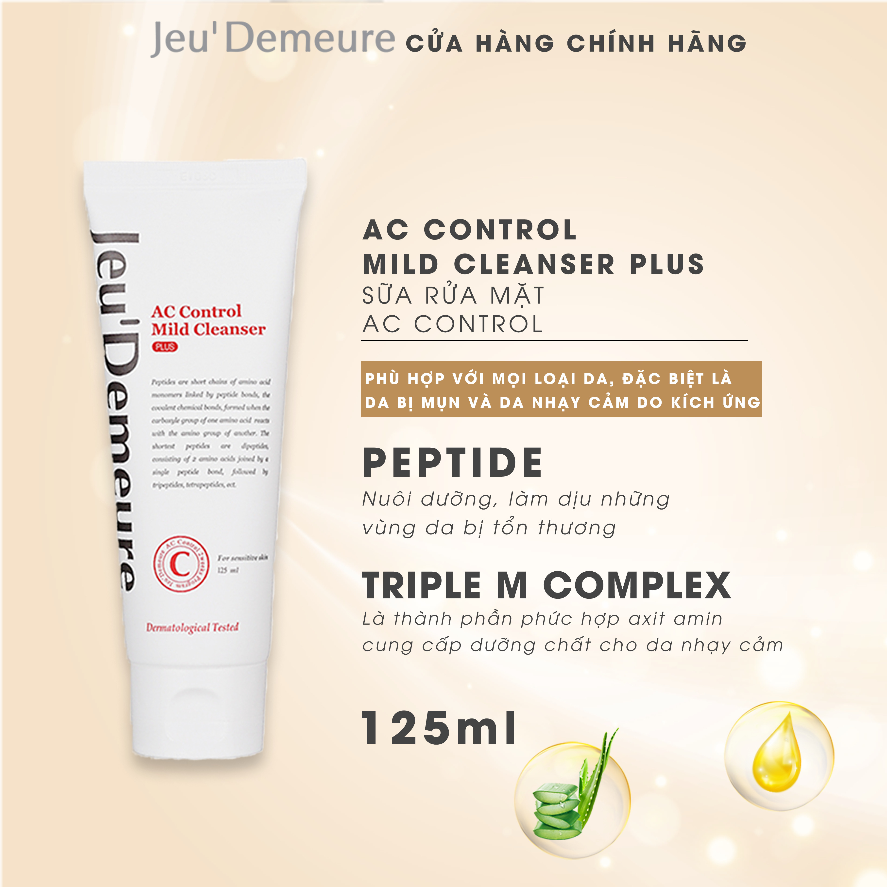SỮA RỬA MẶT -  CONTROL MILD CLEANSER PLUS